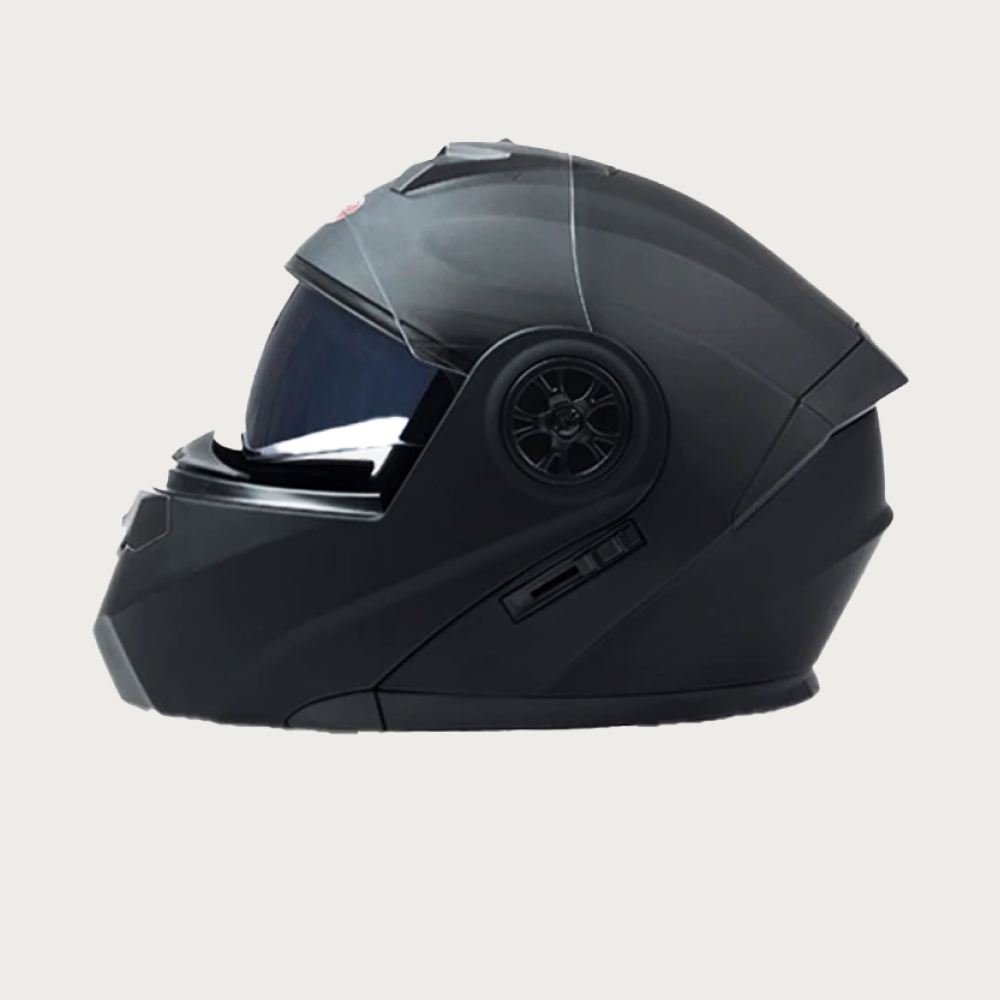 Casque Biker Noir