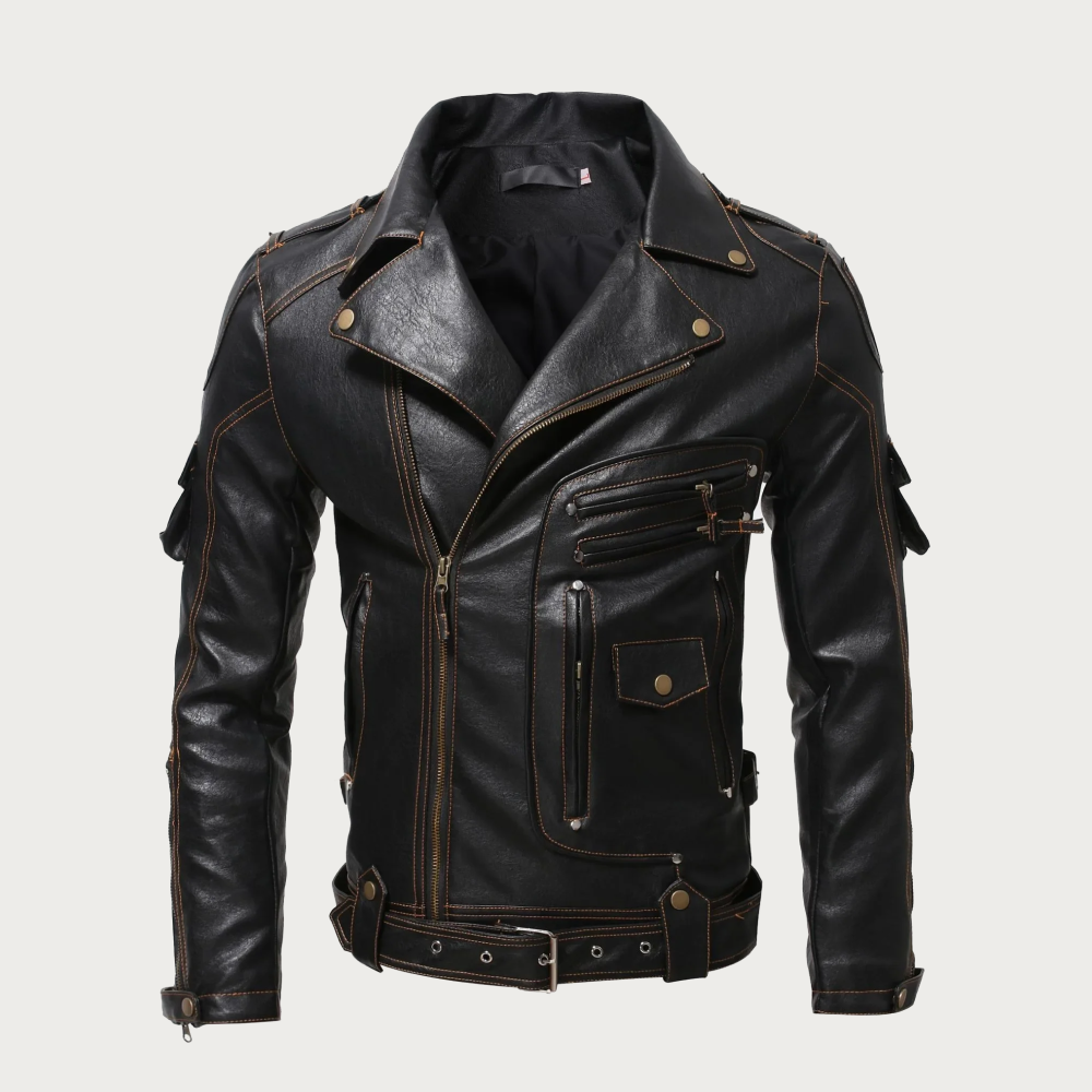 Veste biker Noire